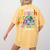 Proud To Teach Multilingual Learner ESL English Teacher Women's Comfort Colors T-Shirt Back Print Mustard