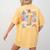 In My PTO Mom Parent Teacher Organization Back To School Women's Comfort Colors T-Shirt Back Print Mustard