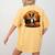 Pumpkin Boston Terrier Costume On Boston Terrier Halloween Women's Comfort Colors T-Shirt Back Print Mustard