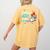 If You Can Read This Thank A Teacher Women's Comfort Colors T-Shirt Back Print Mustard