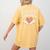 Reading Intervention Teacher Women's Comfort Colors T-Shirt Back Print Mustard