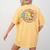 Retro ABCD Transitional Kindergarten Teacher Tour TK Teacher Women's Comfort Colors T-Shirt Back Print Mustard