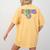 Retro Checkered Special Education Teacher Back To School Women's Comfort Colors T-Shirt Back Print Mustard