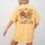 Retro Fall In Love With Learning Autumn Pumpkin Teacher Kids Women's Comfort Colors T-Shirt Back Print Mustard