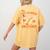 Retro Are You Fall O Ween Directions Ghost Teacher Spooky Women's Comfort Colors T-Shirt Back Print Mustard