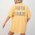 Retro Fifth Grade Dream Team Groovy Teacher Back To School Men Women Girls Kids Women's Comfort Colors T-Shirt Back Print Mustard