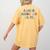 Retro High Grade School Teacher Admin Made Me Do It Quote Women's Comfort Colors T-Shirt Back Print Mustard