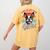 Retro Life Is Better With Boston Terrier Mom Dog Lover Women's Comfort Colors T-Shirt Back Print Mustard