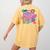 Retro Physical Education Vibes Gym Teacher Phys Ed Teacher Women's Comfort Colors T-Shirt Back Print Mustard