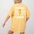 Retro Third Grade Teacher Lightning Bolt Pencil Teacher Kids Women's Comfort Colors T-Shirt Back Print Mustard