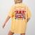 Ringmaster Teacher Costume – Carnival Birthday Style Women's Comfort Colors T-Shirt Back Print Mustard