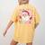 Santa Favorite Teacher Shirt Teacher Christmas Women's Comfort Colors T-Shirt Back Print Mustard