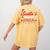 Santa's Favorite Para Christmas Paraprofessional Teacher Women's Comfort Colors T-Shirt Back Print Mustard