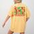 Santas Favorite Teacher Retro Groovy Christmas Xmas Women Women's Comfort Colors T-Shirt Back Print Mustard Santas Favorite Teacher Retro Groovy Christmas Xmas Women Women's Comfort Colors T-Shirt Back Print Mustard