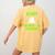 Scary Physical Education Ed Teacher Costume Halloween Easy Women's Comfort Colors T-Shirt Back Print Mustard