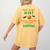 My Scary Social Studies Teacher Costume Halloween Men Women Women's Comfort Colors T-Shirt Back Print Mustard