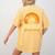 This Is My Scary Teacher Costume Halloween Women's Comfort Colors T-Shirt Back Print Mustard