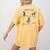 Science Labs Dogs Labrador Retriever Science Teacher Women's Comfort Colors T-Shirt Back Print Mustard