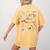Science Teacher Alphabet Science Is All Around Us Teacher Women's Comfort Colors T-Shirt Back Print Mustard