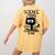 Science Teacher Appreciation Merch -Adults -Youth Grey Classic Fit Modern Science Theme Cartoon Women's Comfort Colors T-Shirt Back Print Mustard