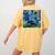 Scottish Terrier Starry Night Scotty Dog Art By Aja Women's Comfort Colors T-Shirt Back Print Mustard