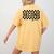 Second Grade Checkered Teacher 1st Day Back To School Women Women's Comfort Colors T-Shirt Back Print Mustard