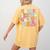 In My Second Grade Era 2nd Grade Girl Teacher Back To School Women's Comfort Colors T-Shirt Back Print Mustard