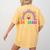 Second Grade Rainbow Girls Boys Teacher Team 2nd Grade Squad Women's Comfort Colors T-Shirt Back Print Mustard
