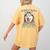 Siberian Husky Professional Human Trainer Women's Comfort Colors T-Shirt Back Print Mustard