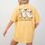 Silly Goose Spooky Teacher Halloween Cute Goosebumps Women's Comfort Colors T-Shirt Back Print Mustard