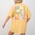 In My Social Studies Teacher Era Cute Social Studies Teacher Women's Comfort Colors T-Shirt Back Print Mustard