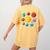 Solar System Cute Face Planets Space Science Teacher School Women's Comfort Colors T-Shirt Back Print Mustard Solar System Cute Face Planets Space Science Teacher School Women's Comfort Colors T-Shirt Back Print Mustard