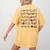 SPANISH ALPHABET MAESTRA SPANISH TEACHER Women's Comfort Colors T-Shirt Back Print Mustard SPANISH ALPHABET MAESTRA SPANISH TEACHER Women's Comfort Colors T-Shirt Back Print Mustard