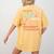 SPED Caffeinate Advocate Laminate Educate Teacher Facilitate For Men Women Women's Comfort Colors T-Shirt Back Print Mustard