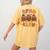 Sped Teacher Crew Thanksgiving Special Education Teacher Women's Comfort Colors T-Shirt Back Print Mustard