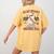 In My Spooky Math Teacher Era Groovy Retro Halloween Costume For Men Women Women's Comfort Colors T-Shirt Back Print Mustard