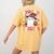 Spooky Teacher Ghost Pencil Teach Halloween Teacher Women's Comfort Colors T-Shirt Back Print Mustard