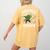 Star Wars Yoda Best Teacher Icons Women's Comfort Colors T-Shirt Back Print Mustard