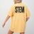 Stem Teacher Science Technology Engineering Math Teachers Women's Comfort Colors T-Shirt Back Print Mustard
