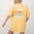 Substitute Teacher Man The Myth The Legend Appreciation Day Women's Comfort Colors T-Shirt Back Print Mustard