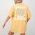 I Survived 67 Days Of School Teachers Students Women's Comfort Colors T-Shirt Back Print Mustard