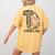 T Is For Teacher’s Aide Back To First Day Of School Leopard Men Women Girls Kids Women's Comfort Colors T-Shirt Back Print Mustard