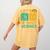 Lets Tacos Bout Science Teacher Chemistry Physics Women's Comfort Colors T-Shirt Back Print Mustard