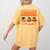 I Teach The Cutest Pumpkins Halloween Teacher Cat Lover Women's Comfort Colors T-Shirt Back Print Mustard