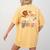 I Teach The Cutest Pumpkins In The Patch Halloween Teacher Women's Comfort Colors T-Shirt Back Print Mustard