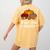 Teach Love Inspire Autumn Fall Plaid Leopard Pumpkin Teacher For Men Women Kids Women's Comfort Colors T-Shirt Back Print Mustard