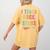 I TEACH ROCKSTARS Band Vibes Teacher Rocks My Music Teaching Women's Comfort Colors T-Shirt Back Print Mustard