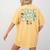 I Teach Superheroes School Teacher Professor Women's Comfort Colors T-Shirt Back Print Mustard