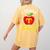 I Teach What's Your Superpower Superhero Teacher Women's Comfort Colors T-Shirt Back Print Mustard