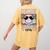 In My Teacher Era Groovy Tie Dye Back To School Cute Teacher Women's Comfort Colors T-Shirt Back Print Mustard